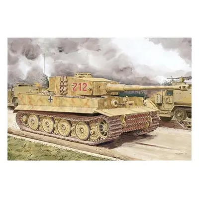 DRAGON D6947 Tiger I Normandy Late Prod w/ Zimmerit 1:35 Plastic Model Kit