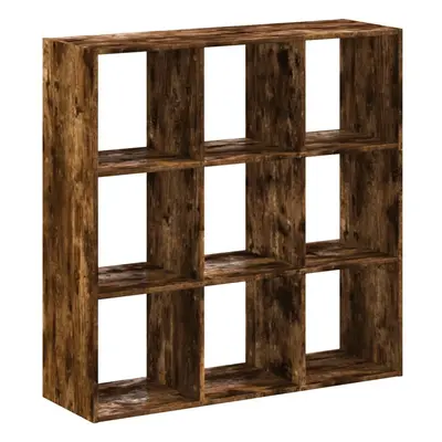 (smoked oak, x x cm) vidaXL Bookcase Bookshelf Book Rack Storage Cabinet Engineered Wood