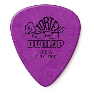 Dunlop Tortex Standard 1.14mm Purple Guitar Pick Pack