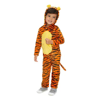 Tigger Toddler Fleece Costume Hooded Cosplay Coverall with Tail 4T