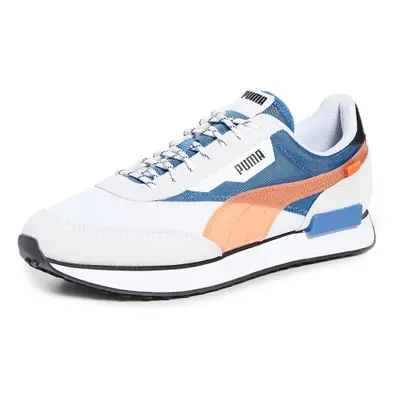 PUMA Future Rider Play On Puma White/Vibrant Orange/Harbor Mist D (