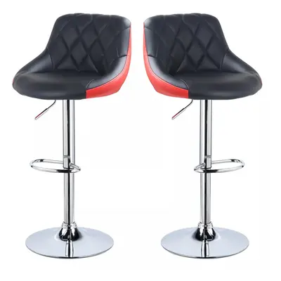 Modern PU Bar Stools UK Kitchen Chairs Furniture, Set of