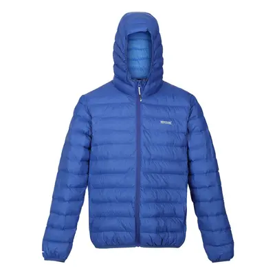 (3XL, Navy/Olympian Blue) Regatta Mens Marizion Baffled Hooded Padded Jacket