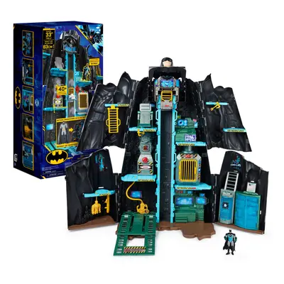 Batman, Bat-Tech Batcave, Giant Transforming Playset with Exclusive 4â