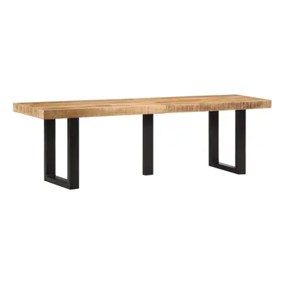 (solid rough mango wood) vidaXL Bench Living Room Entryway Hallway Dinner Bench Garden Bench Sea