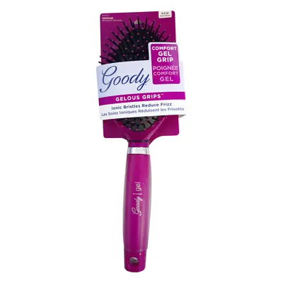 Goody Gelous Grips Oval Hair Brush, Comfortable and Effective Brush for Smooth Styling and Gentl