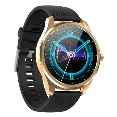 (Gold) 1.28 Inch Ultra Thin Wristband Bluetooth Music Control Real Time Weather Display Days Sta