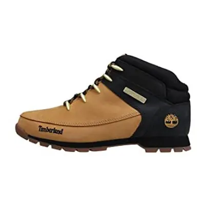 Timberland Men's Ankle Chukka Boots Yellow Wheat Nubuck W Black E