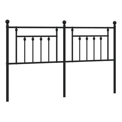 (black, cm) vidaXL Metal Headboard Bed Header Bed Headboard Black Headboard Black cm