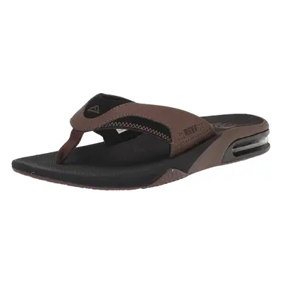 Reef Mens Sandals Fanning Black And Tan