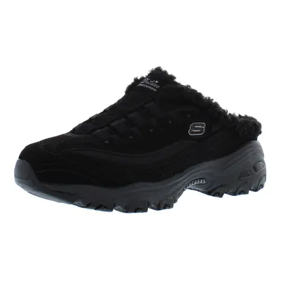 Skechers Women's D'Lites - Comfy Steps Sneaker Mule Black/Black 8.5