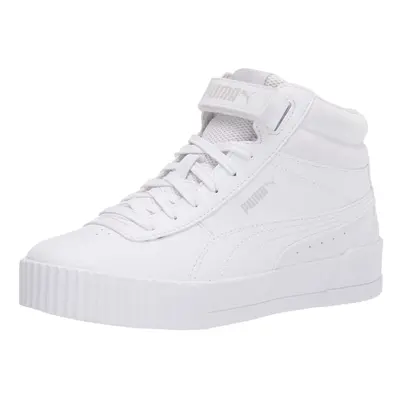 PUMA Women's CARINA MID Sneaker Puma White-Puma White