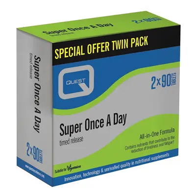 Quest Vitamins Super Once A Day (Twin Pack 2X90) Tabs (P606356)