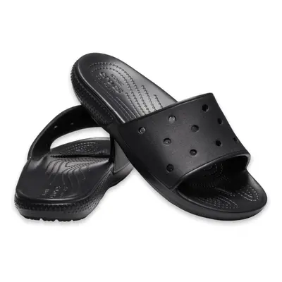 (US M7W9) Crocs Mens Classic Slide Sandals Flip Flops Slippers Thongs - Black