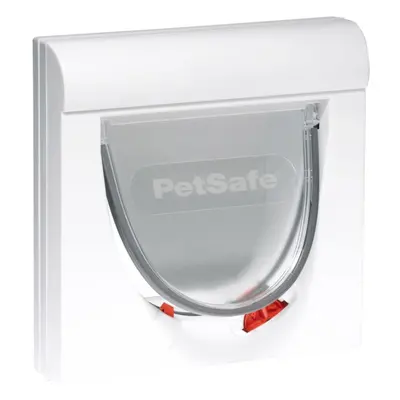 PetSafe Magnetic 4-Way Cat Flap Classic White Cat Door Pet Flap Pet Door