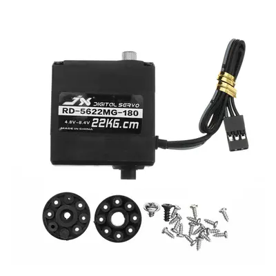 22KG Digital Metal Double Axis Steering Gear Servo For RC Robot