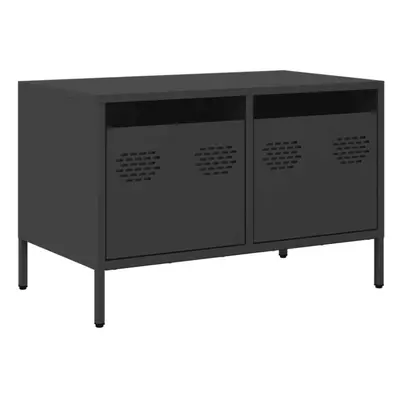 (black, x x 43.5 cm) vidaXL TV Cabinet TV Stand Media Hifi Cabinet TV Unit Cold-rolled Steel