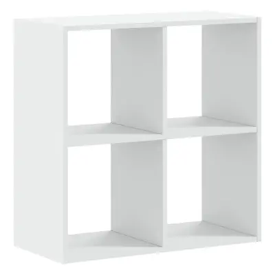 (white, 68.5 x x 68.5 cm) vidaXL Bookcase Bookshelf Book Rack Storage Cabinet Engineered Wood