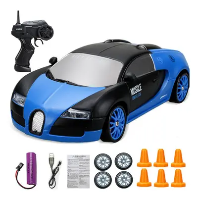 (Blue) 1/24 2.4G 4WD Drift RC Car On-Road Vehicles RTR Model