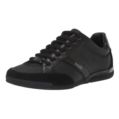 BOSS Men's Saturn Profile Low Top Sneaker Black Fox Numeric_11