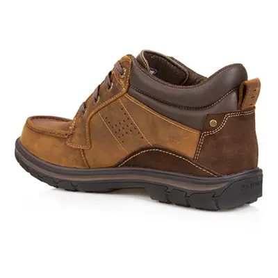 Skechers USA Men's Segment Melego Ankle Bootie Dark Brown 2W US