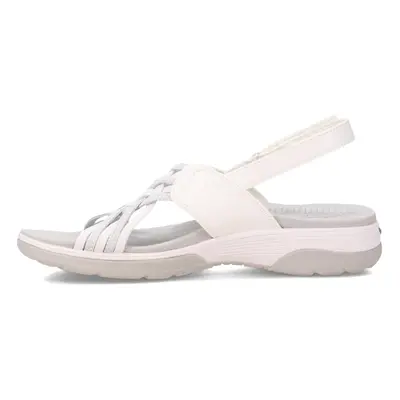 Skechers Women's ARCHFIT Reggae Sport-Hometown Sandal White/Gray