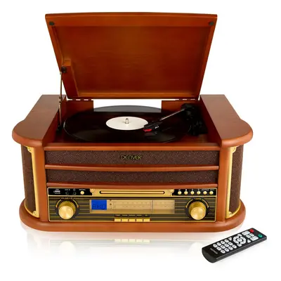 Denver MCR-50 Retro Wooden Music Centre Hi-Fi