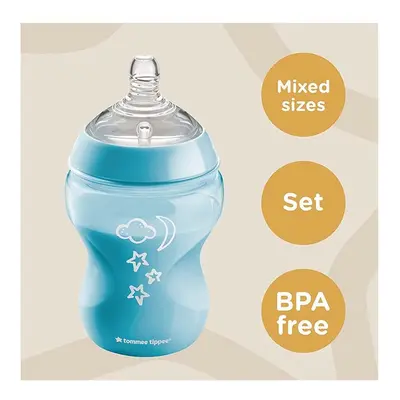 Closer To Nature Baby Bottle Kit - Blue Stars