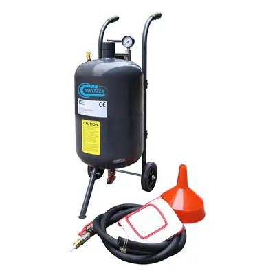 Switzer Portable Sand Blaster - 38L Gallon Mobile Sand Bead Blasting Gun Incl