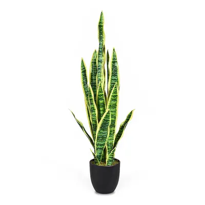 Artificial Snake Plant Fake Sansevieria Perfect Faux Agave Fake Plant