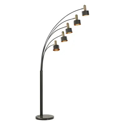 Floor Lamp ANBESA Adjustable Metal Black