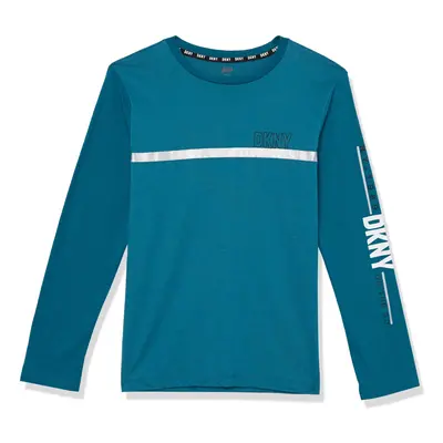 DKNY Boys Long Sleeve TShirt More Styles Available Moroccan Blue