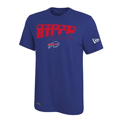 New Era NFL Men's Scoreboard Dri-Tek Short Sleeve Tee, Buffalo Bills Large