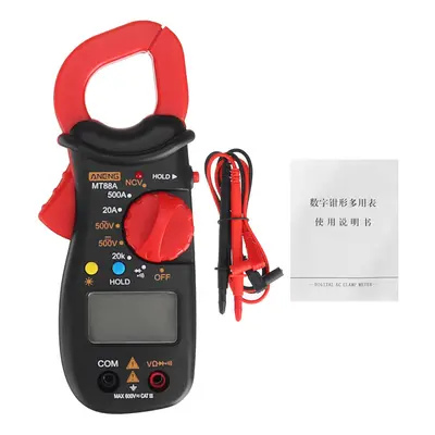 Digital Clamp Meter Multimeter DC/AC Voltage AC Current Tester Frequency Capacitance NCV Tester 