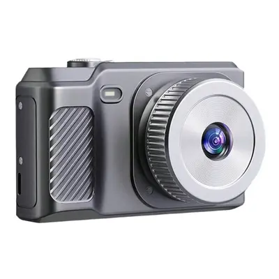 (Black) 1080P Digital Camera Retro Style with Carry-On Feature