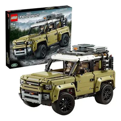 LEGO Technic Land Rover Defender Off Road 4x4 Car, Exclusive Model Advanced Building Kit, Collec