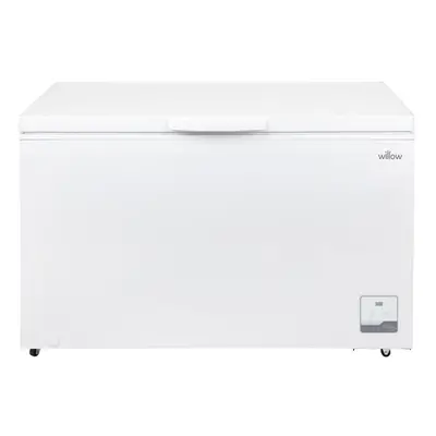 Willow 400L White Chest Freezer, Storage Basket, 4* Freezer Rating