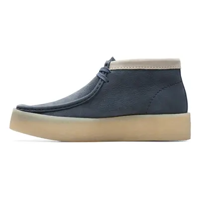 Clarks Mens Originals Wallabee Cup Boot Blue Nubuck (us_footwear_size_