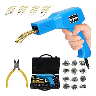 Hot Stapler Plastic Welding Machine, 50W Car Bumper Crack Repair Kit, 600pcs Plastic Welder for 