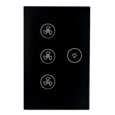 (Black) Smart Boiler Water Heater Switch 240V Smart Home Remote Control US 20A Boiler Switch Via