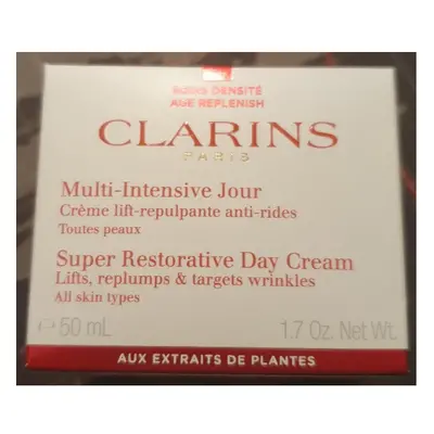 CLARINS PARIS SUPER RESTORATIVE DAY CREAM All Skin Types 50ml