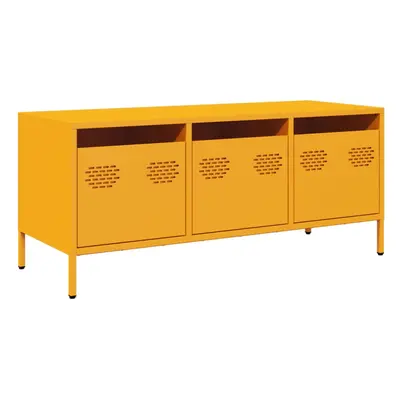 (mustard yellow, 101.5 x x 43.5 cm) vidaXL TV Cabinet TV Stand Media Hifi Cabinet TV Unit Cold-r