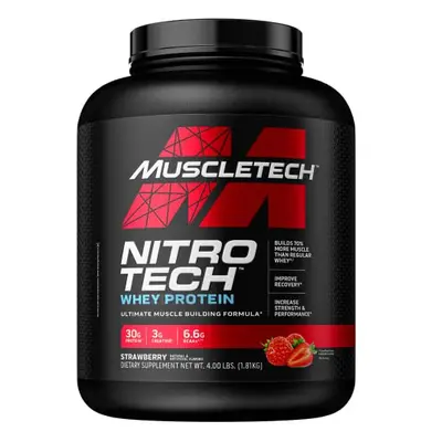 Whey Protein Powder MuscleTech Nitro-Tech Whey Protein Isolate Pepti