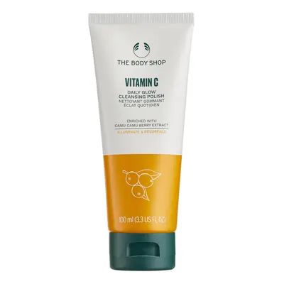 The Body Shop Vitamin C Daily Glow Cleansing Polish - For a Healthier Fresh-Faced Glow - Vegan -