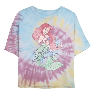 Disney Princess Signed Ariel Women's Fast Fashion Short Sleeve Tee Shi