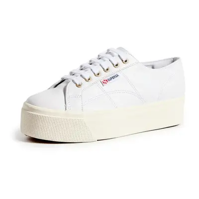 Superga Women's Platform Sneakers Optical White Medium US