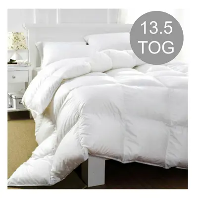 (13.5 Tog Duck Feather & Down Duvet (13.5 Tog Duck Feather & Down Duvet (Double)) New Premium 13