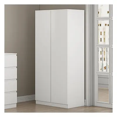 (Matt White) Narvik Door Wardrobe - Modern Bedroom Furniture