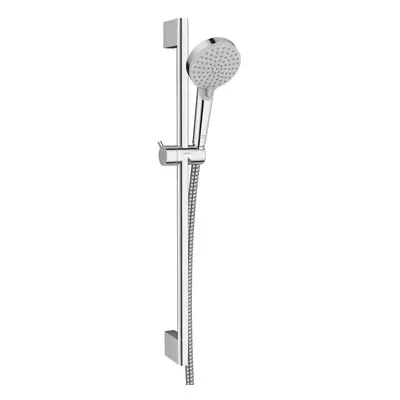 Hansgrohe Vernis Blend Shower Riser Kit Handset Hose Adjustable Round Chrome