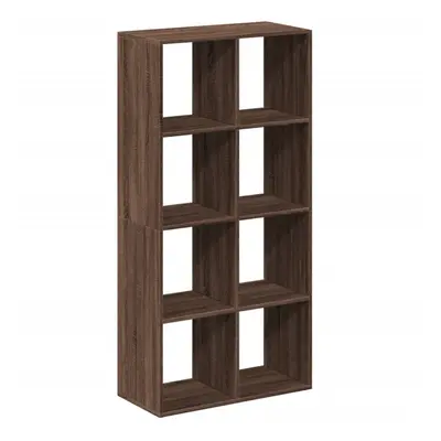 (brown oak, 69.5 x x 137.5 cm) vidaXL Room Divider Bookcase Book Rack Bookshelf Engineered Wood